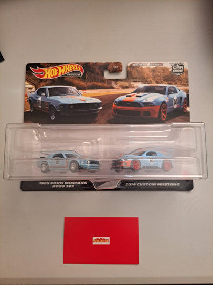 Hot Wheels Gulf Ford Mustang Twinpack