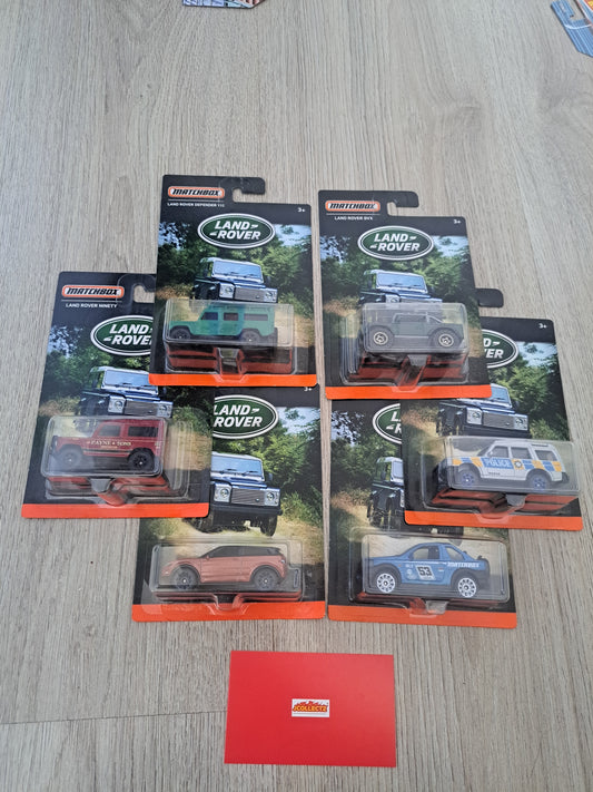 Matchbox Land Rover Set of 6