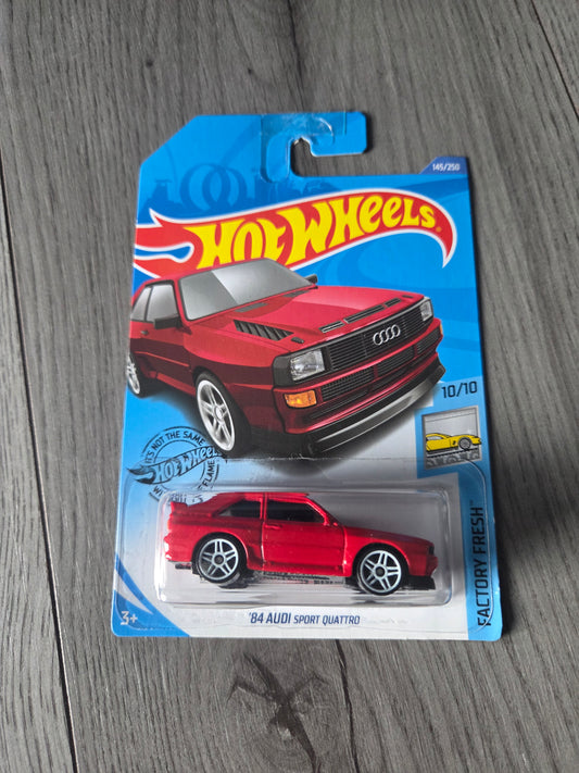Hot Wheels 84 Audi Sport Qauttro Red