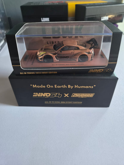 INNO 64 LB Silhouette Nissan 35GT-RR LBWK All In Tuning Show 2024 Bronze Chase