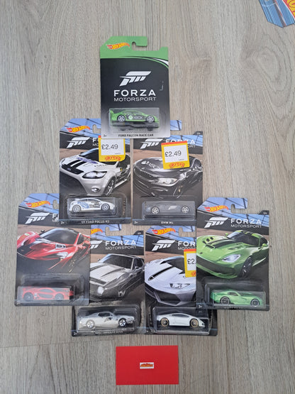 Hot Wheels Forza Set of 6. With Chase