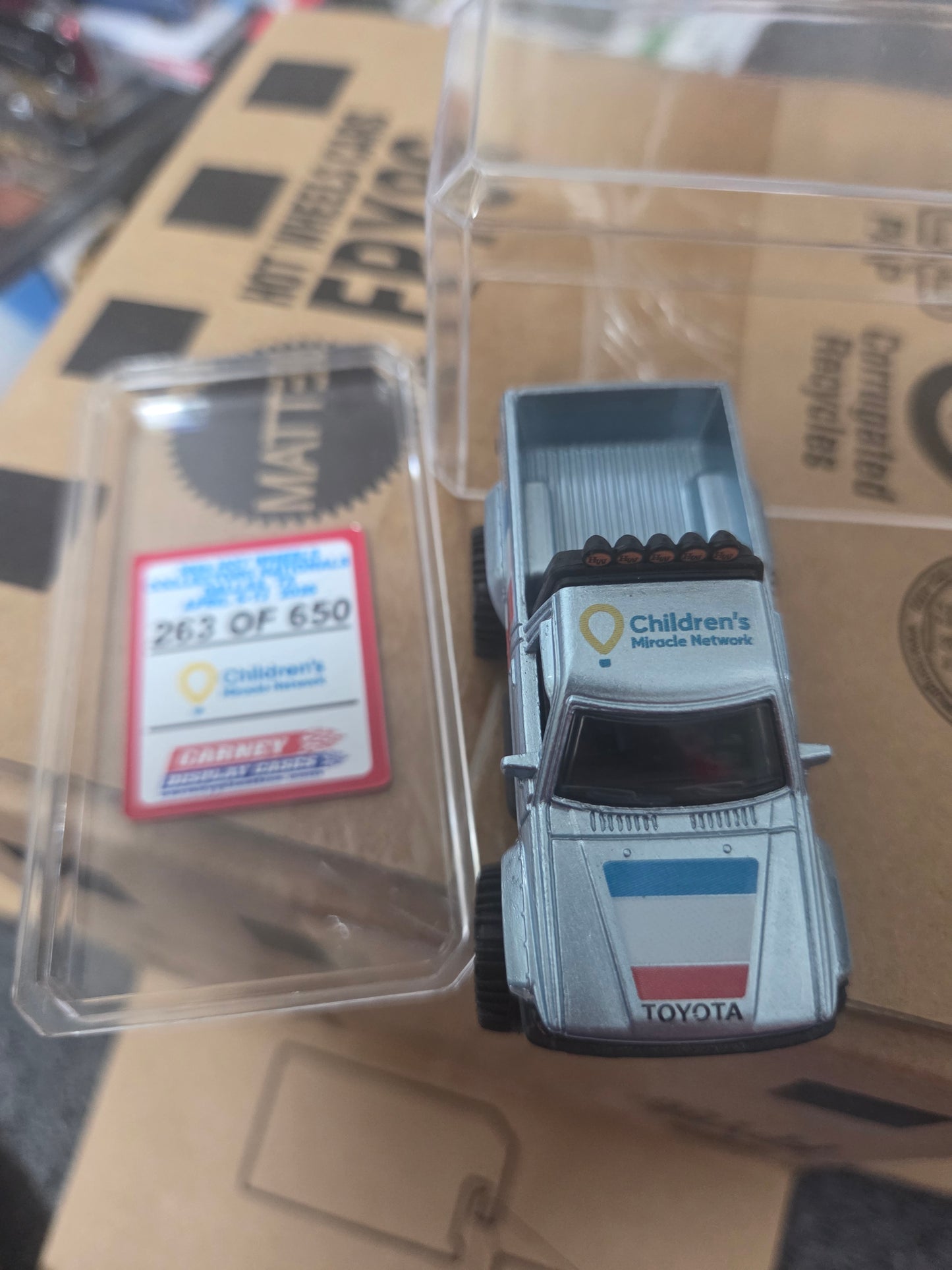 Hot Wheels 87 Toyota 2026 Dallas Nationals Charity Exclusive 1 of 650