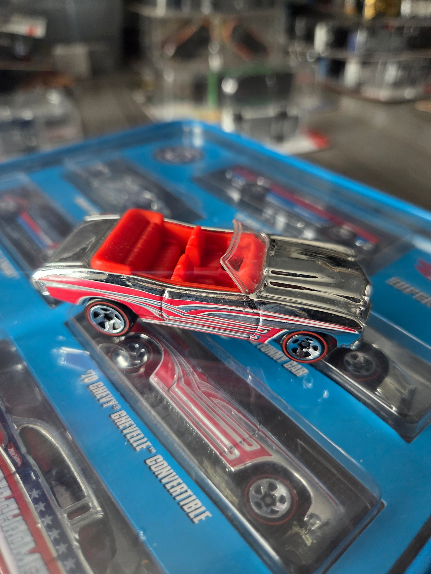 Hot wheels super chrome chevy chevelle *loose*