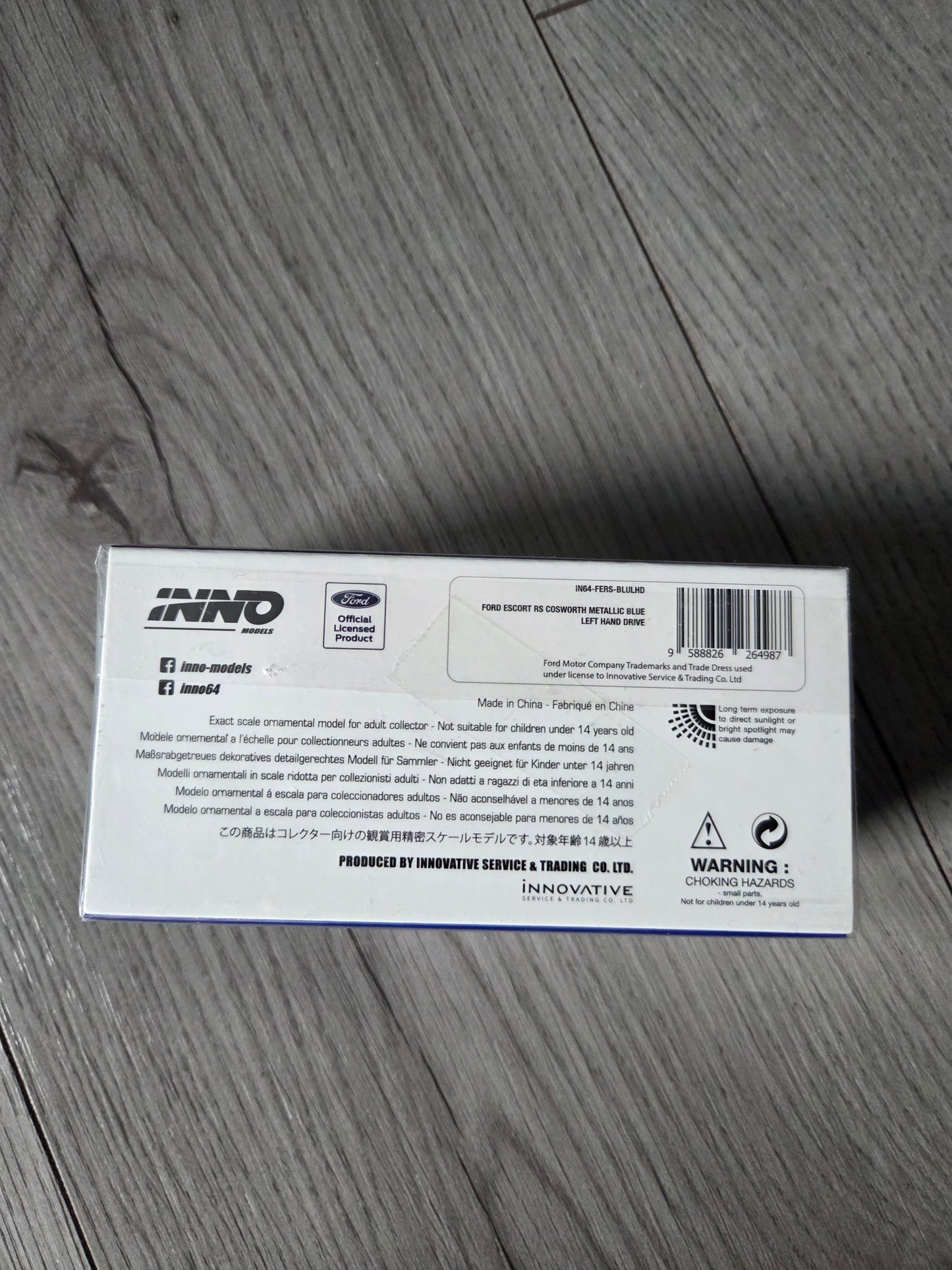 Inno 64 ford escort rs cosworth Blue