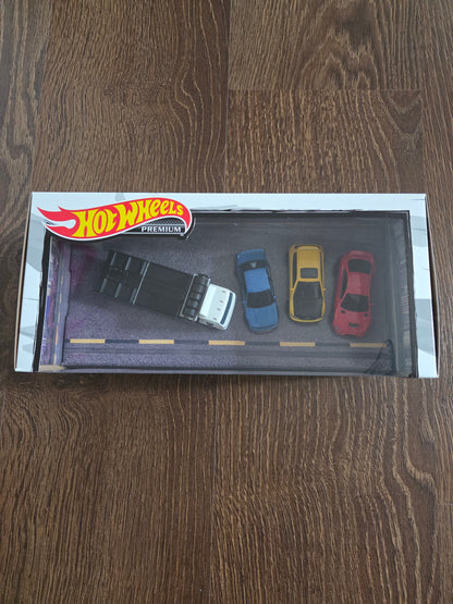 Hot wheels premium diorama boxset of 4