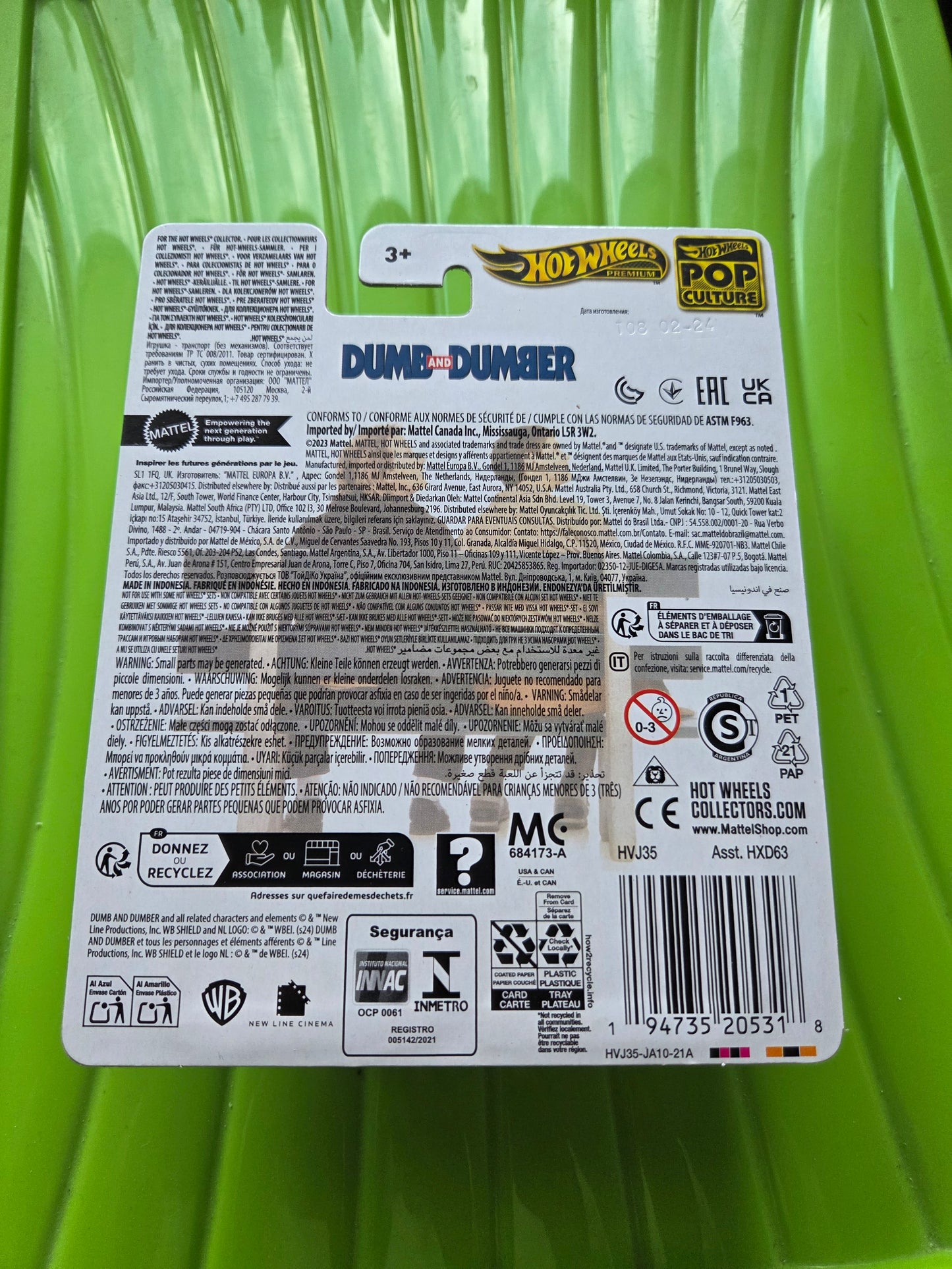 Hot wheels premium real rider  dumb & dumber mutt cutts van