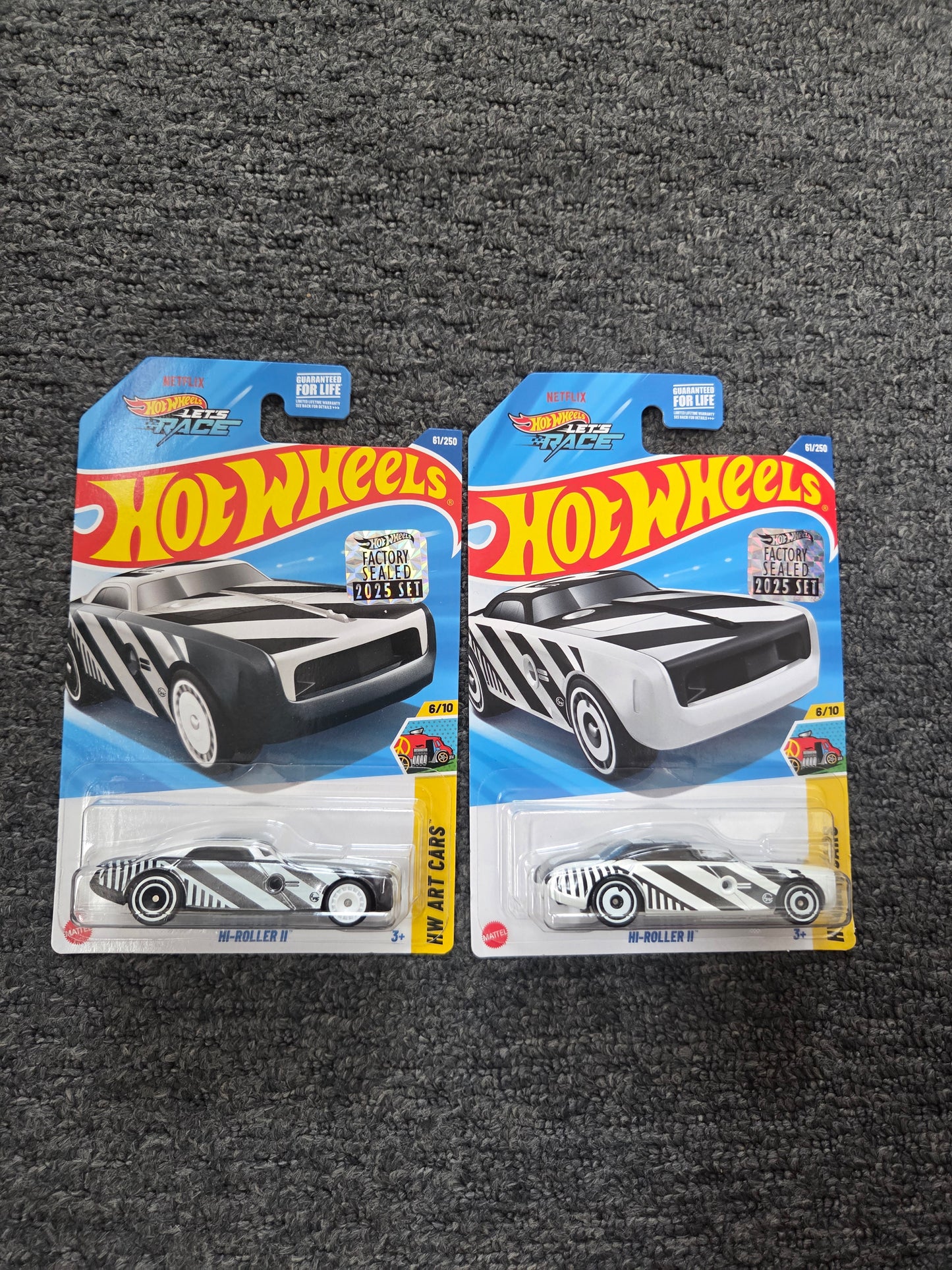 Hot Wheels Super Treasure Hunt Factory Sealed Hi Roller II + Normal Verison