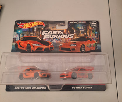 Hot Wheels Fast & Furious Toyota Supra Twin Pack