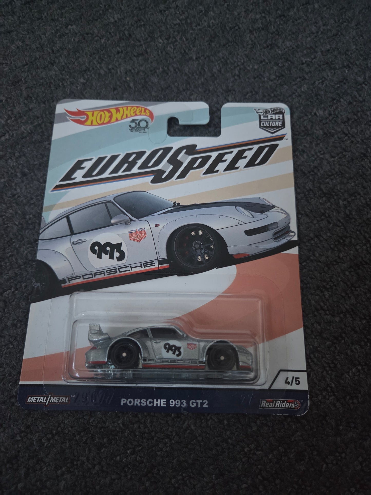 Hot Wheels Porsche premium  993 GT2 4/5 2018  Euro Speed Car Culture