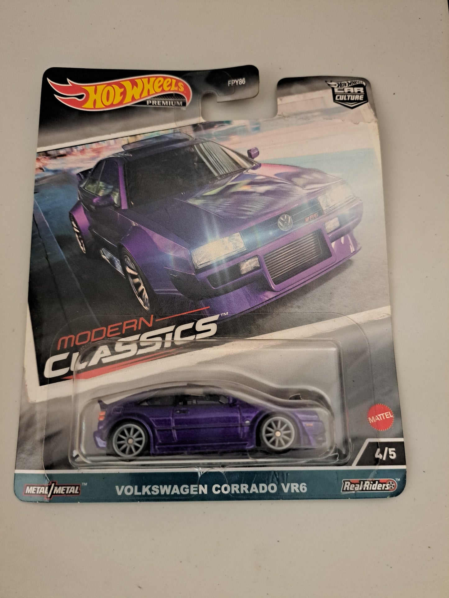 Hot Wheels Modern Classics Volkswagen Corrado Vr6 *Damaged*