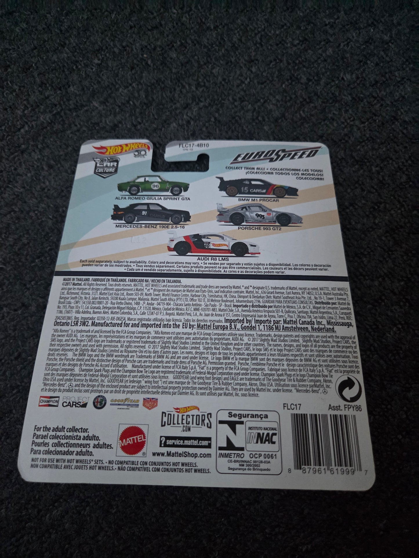 Hot Wheels Porsche premium  993 GT2 4/5 2018  Euro Speed Car Culture