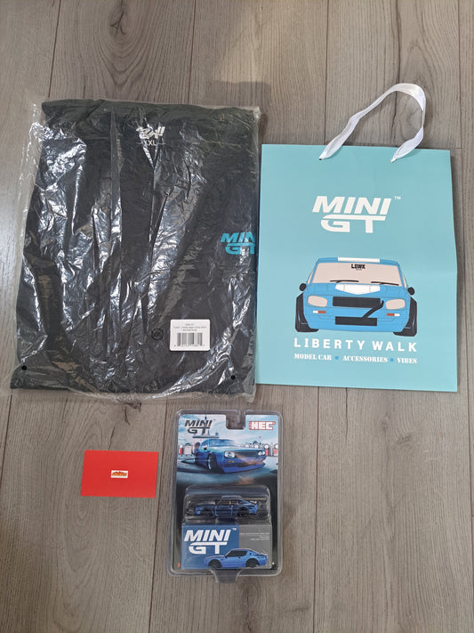 Mini Gt Nissan Skyline HEC W/Shirt & Bag
