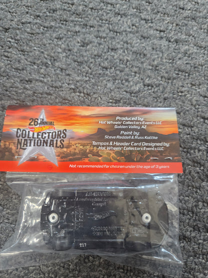Hot Wheels Collectors Nationals 26th Lamborghini Lb Works  Huracan Blue Baggie Exclusive