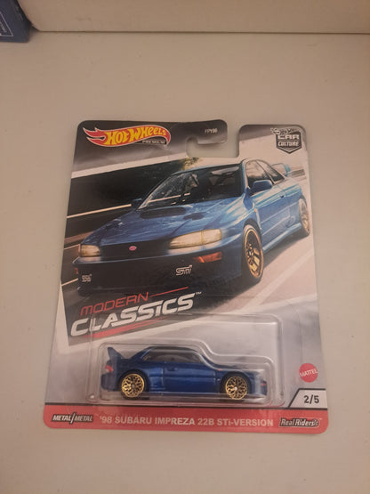 Hot Wheels Modern Classic 98 Subaru Impreza 22b Sti-Verison