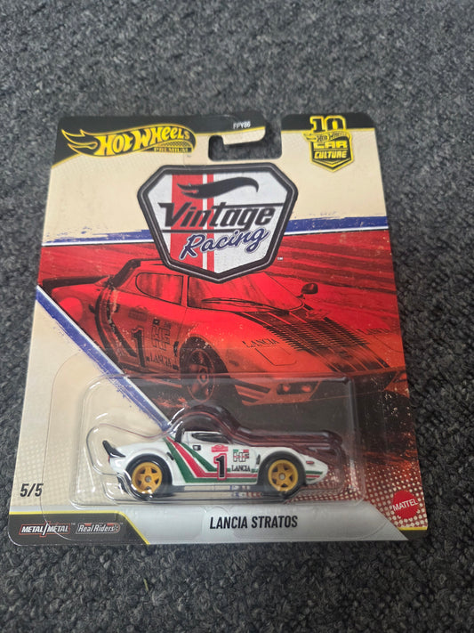Hot Wheels Premium Vintage Racing Lancia Stratos