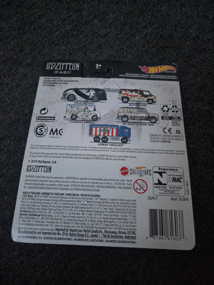 Hot wheels premium led zepplin 67 austin mini van