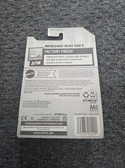 Hot Wheels Mercedes-Benz 500 E Dollar General Exclusive