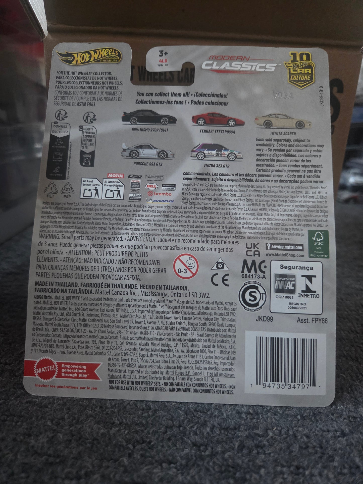 Hot Wheels Premium Modern Classics 1994 Nismo 270R S14