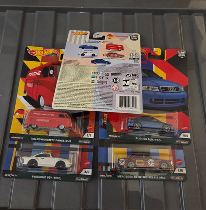Hot wheels premium deutschland design set of 5