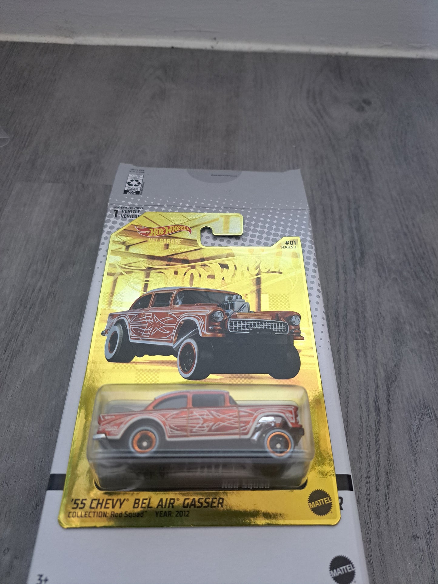 Hot Wheels Nft Garage 55 Chevy Bel Air Gasser