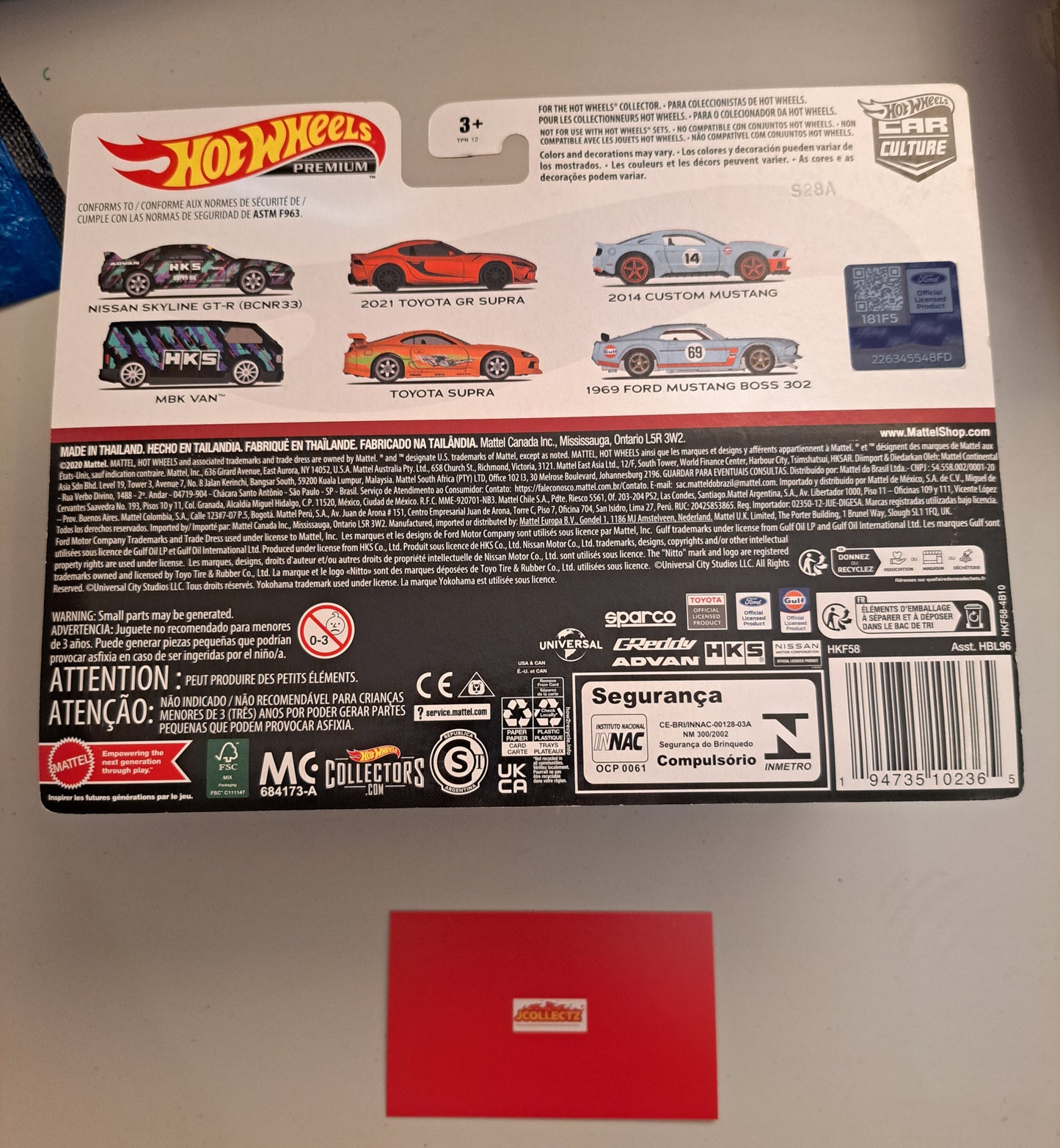 Hot Wheels Gulf Ford Mustang Twinpack