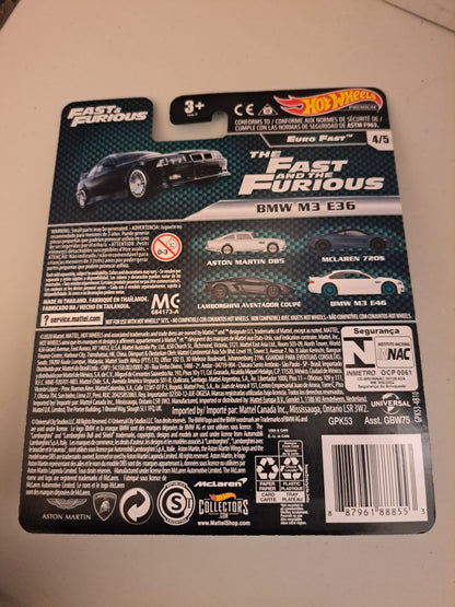 Hot Wheels Fast & Furious Bmw M3 E36