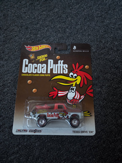 Hot wheels premium cocoa puffs texas drive em
