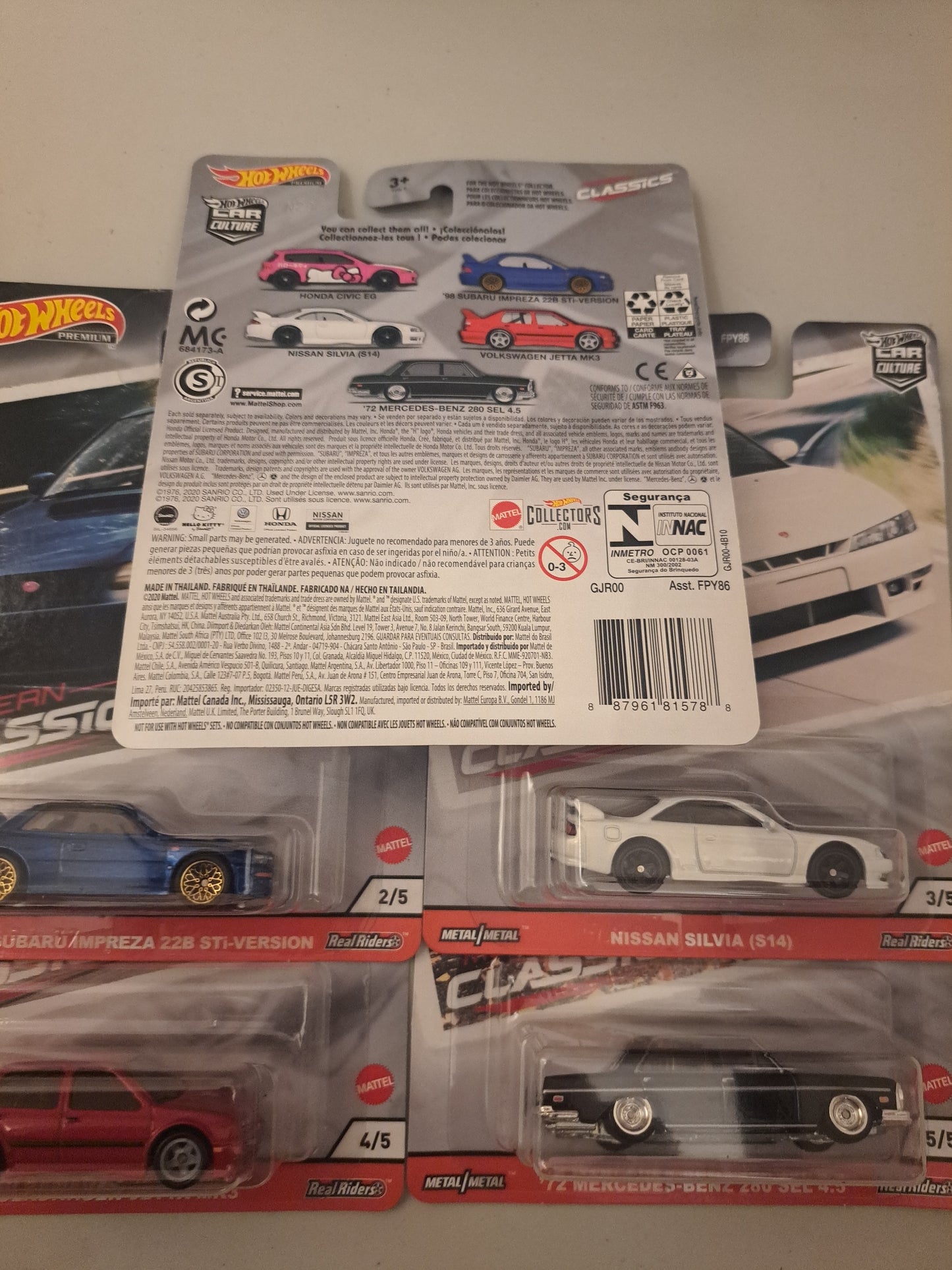 Hot Wheels Modern Classic Set of 5