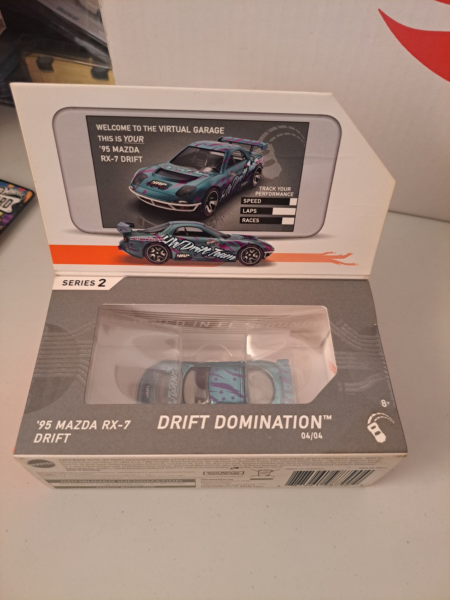 Hot Wheels ID 95 Mazda Rx7 Drift