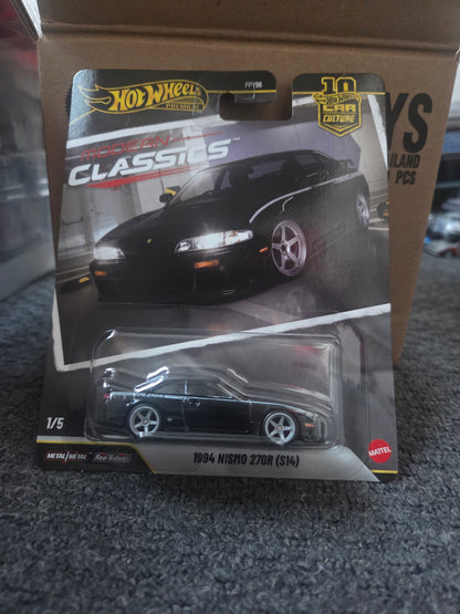 Hot Wheels Premium Modern Classics 1994 Nismo 270R S14
