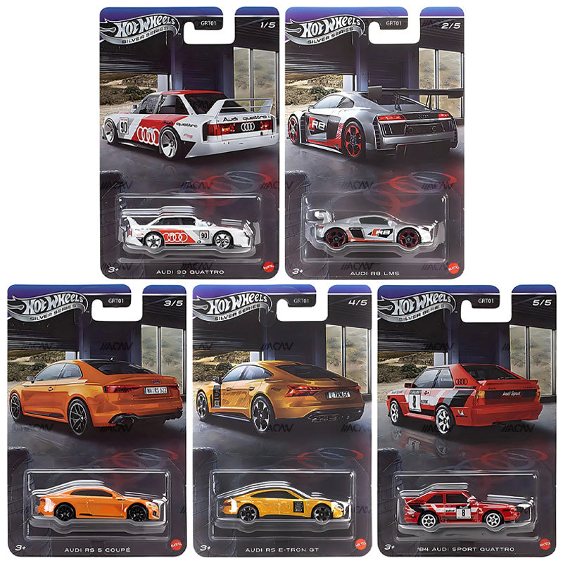 Hot Wheels Silver Series Audi Set of 5 *Pre Order*