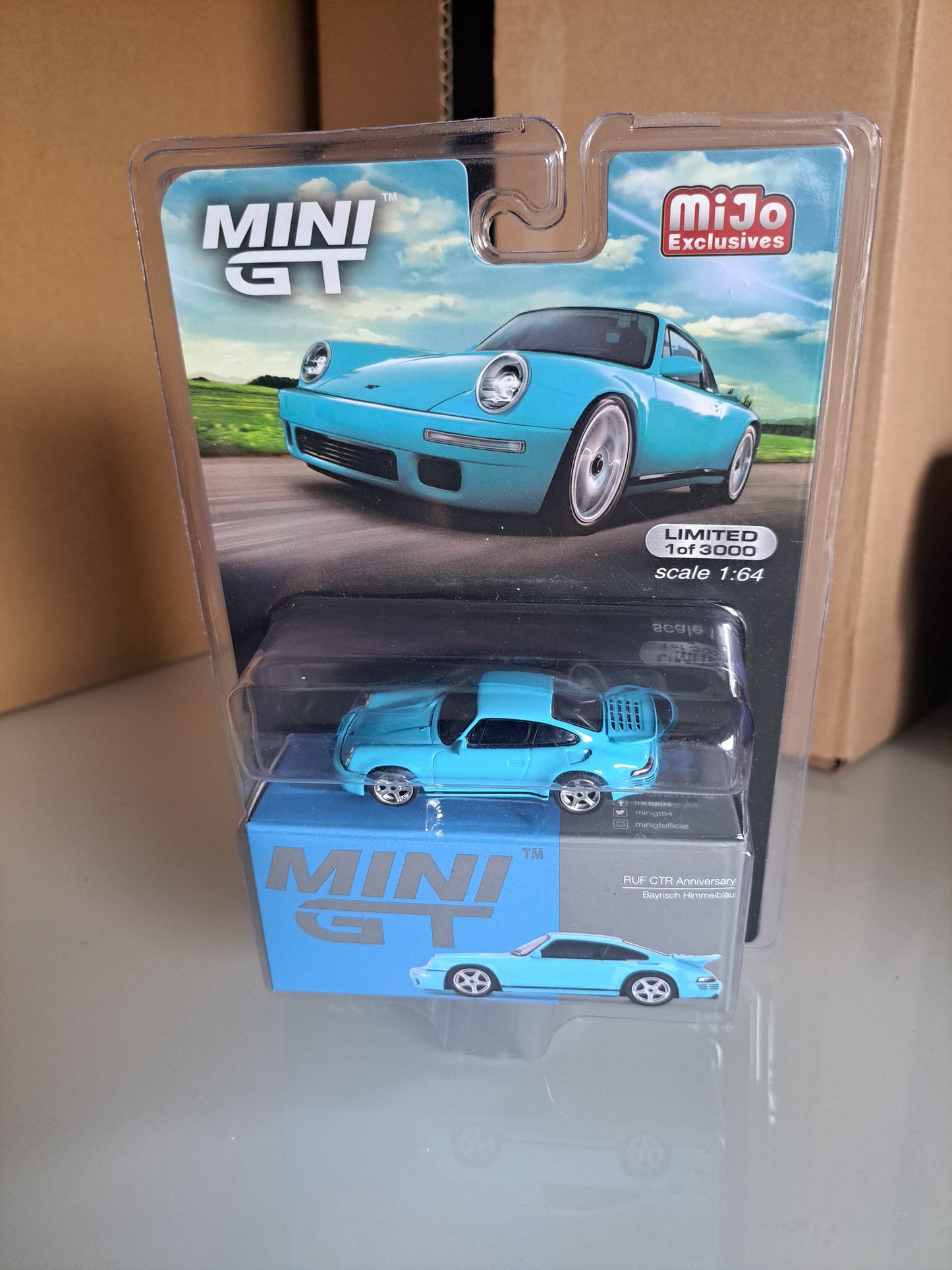 Mini Gt Ruf Ctr Anniversary *Blister Card* 1 of 3000