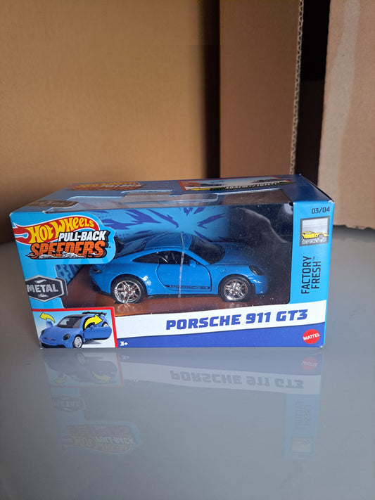 Hot Wheels Porsche 911 Gt3 Pullback Speeders