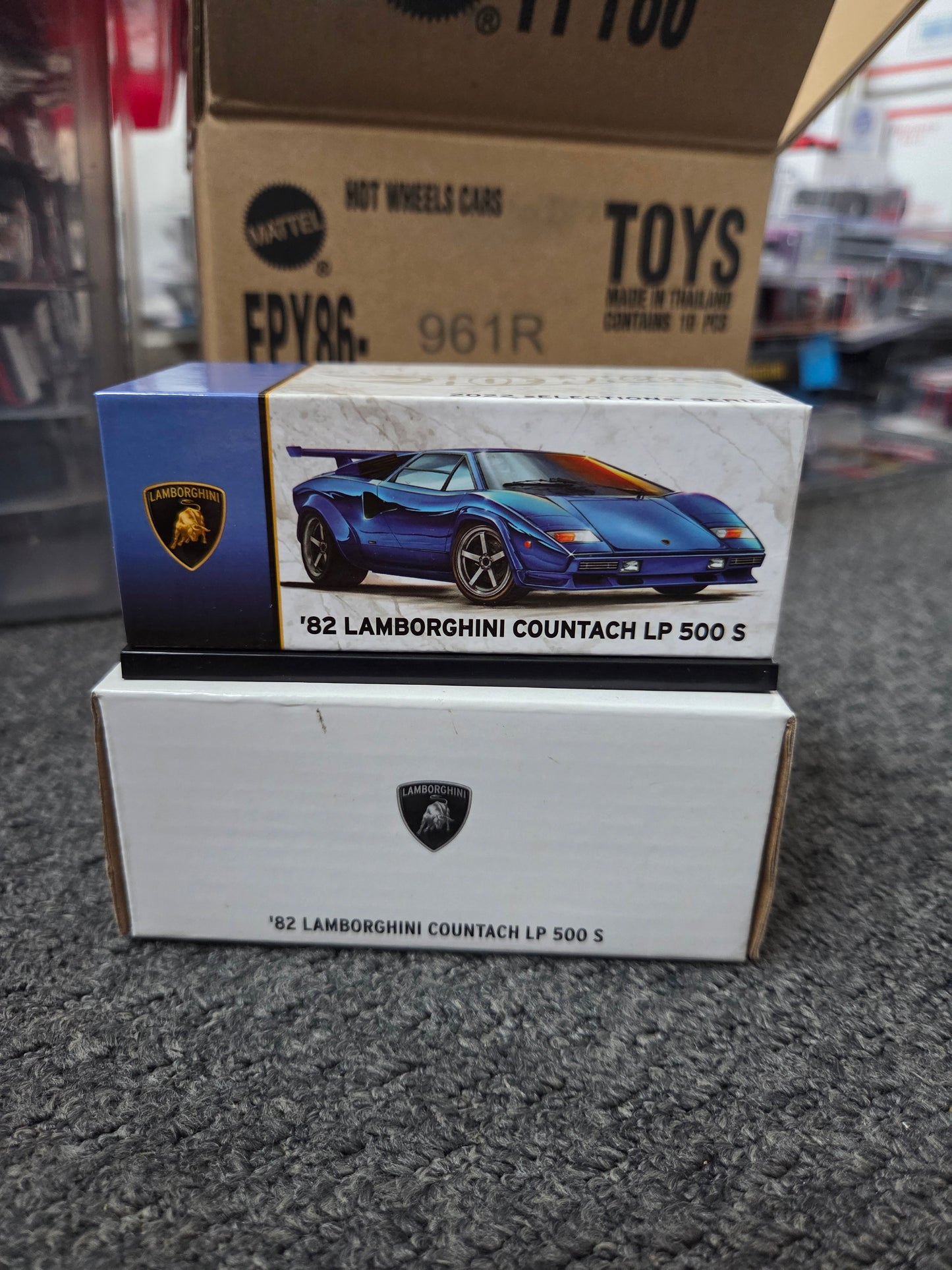 Hot Wheels Rlc Exclusive 82 Lamborghini Countach Lp500 S Blue