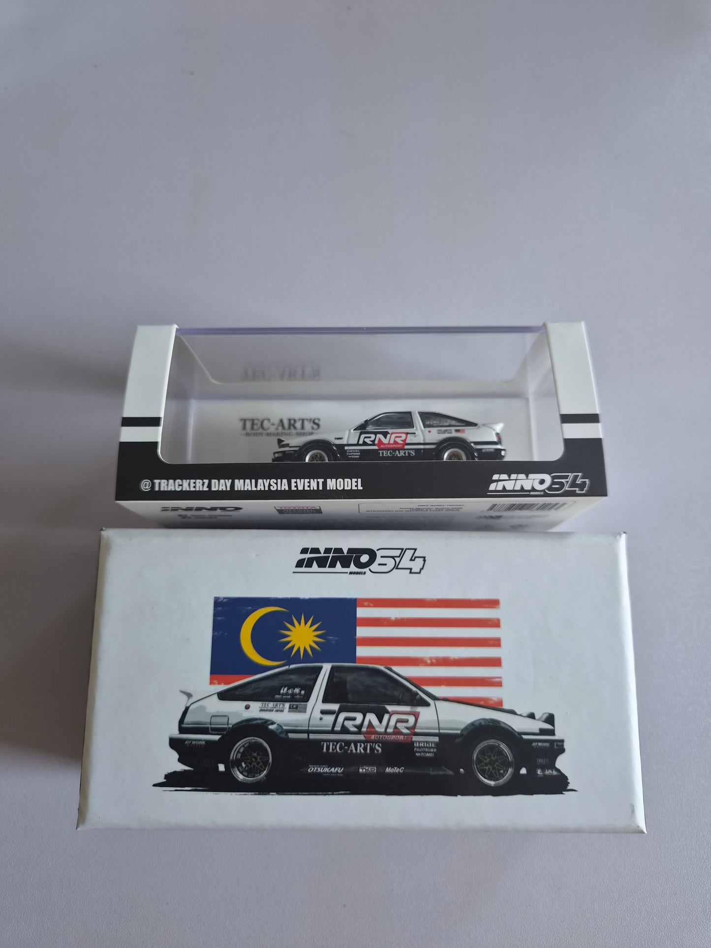 Inno 64 Toyota Sprinter Trueno Aero Ae86 Malaysia Event Model White