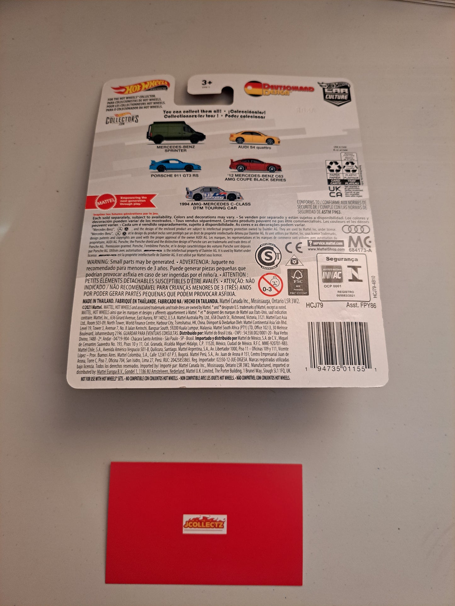 Hot Wheels Mercedes Benz C63 Amg Deutschland Design