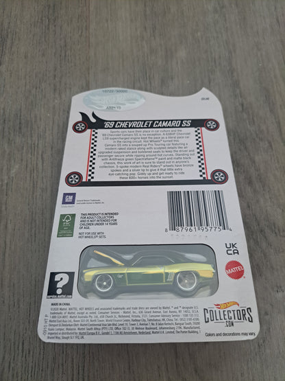 Hot Wheels Rlc 69 Chevrolet Camaro SS