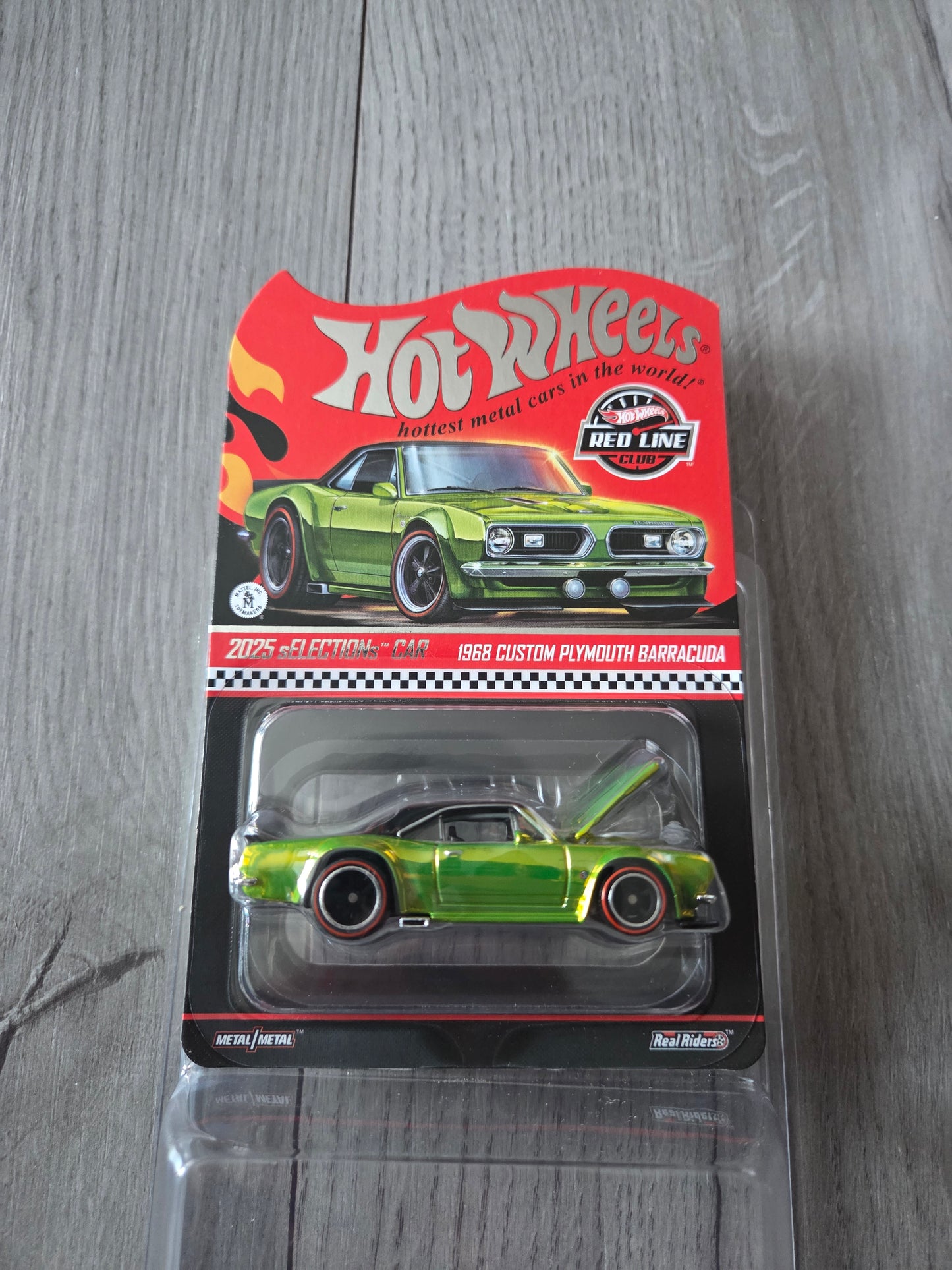 Hot Wheels Redline Club 1968 Custom Plymouth Barracuda