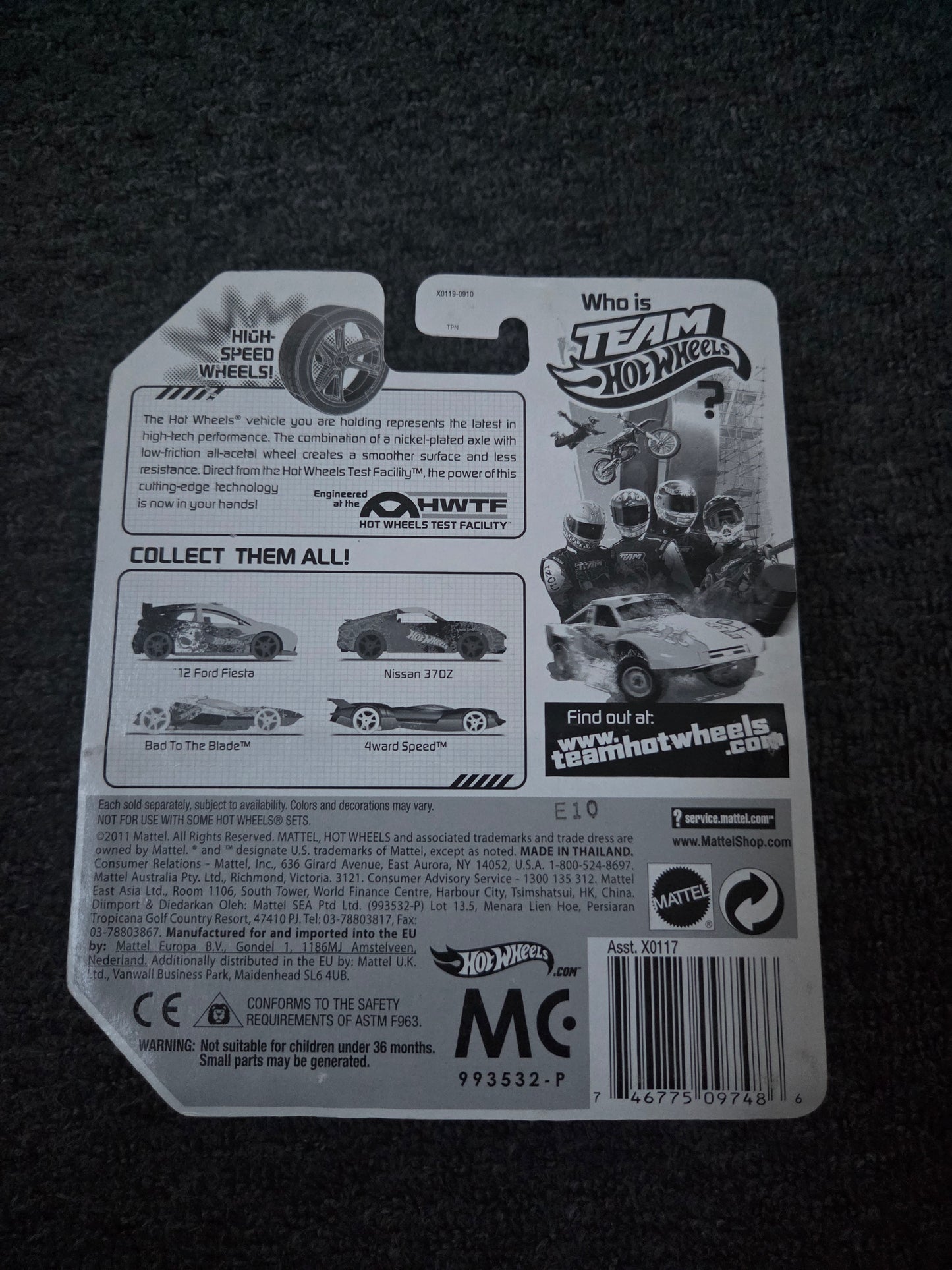 Hot wheels 12 ford fiesta team hot wheels