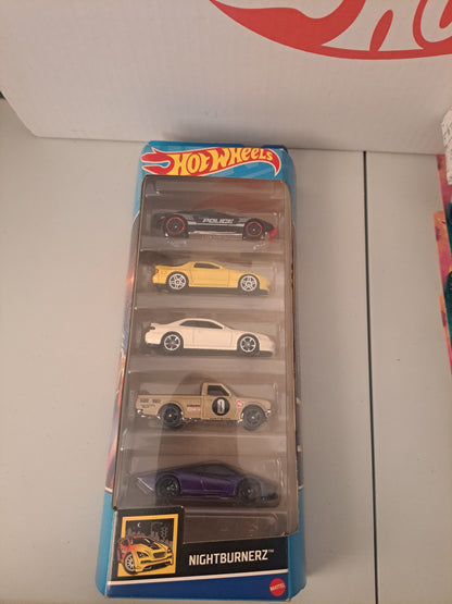 Hot Wheels Nightburnerz 5 Pack