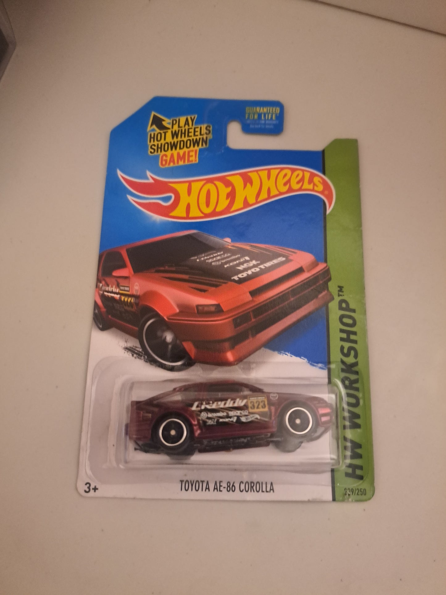 Hot Wheels Toyota Ae86 Corolla *Super Treasure Hunt * Creased Card