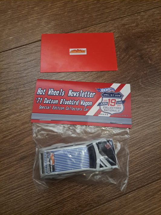 Hot Wheels Newsletter Datsun Bluebird Wagon