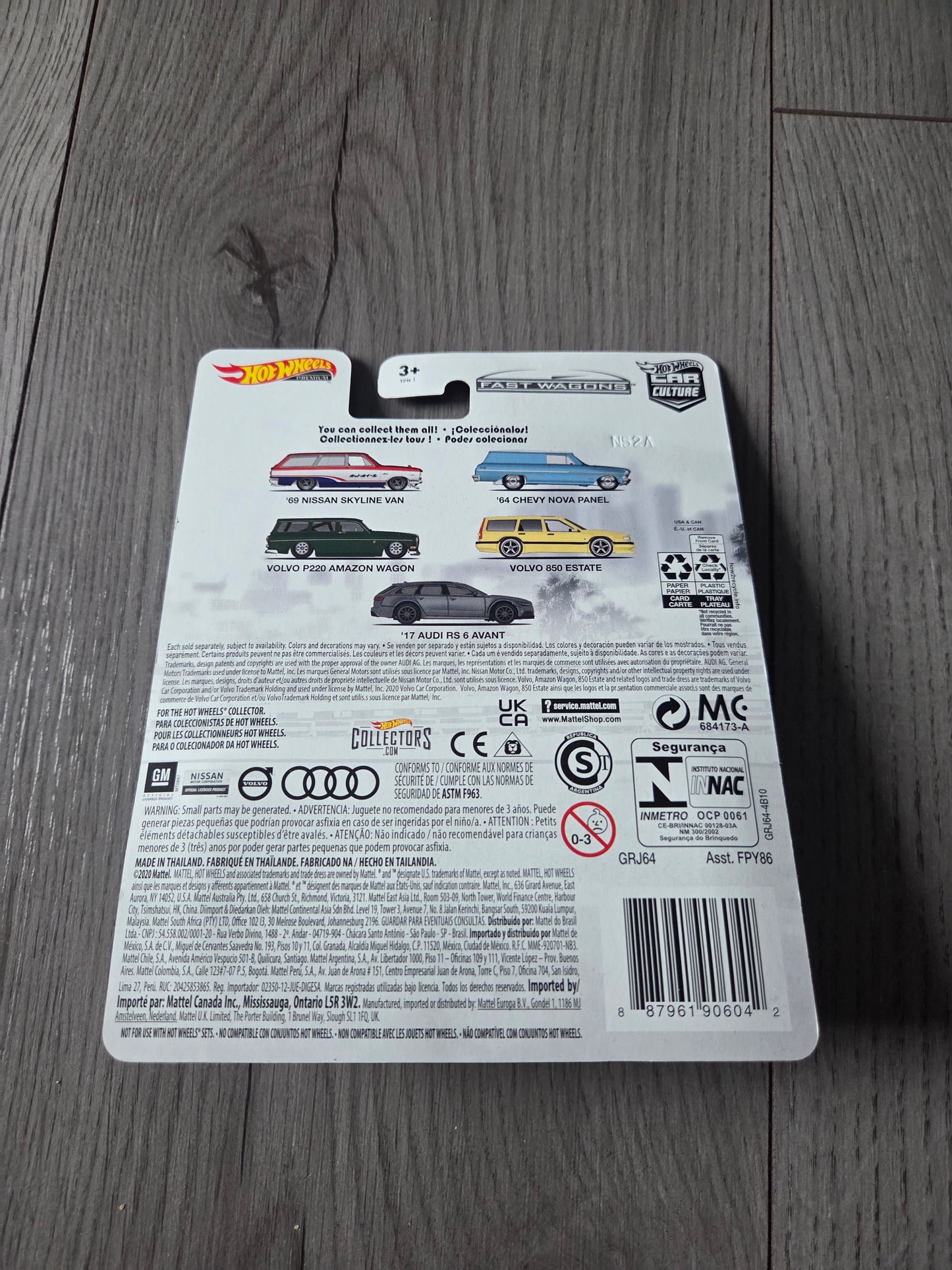 Hot wheels fast wagons volvo p220 amazon wagon  premium