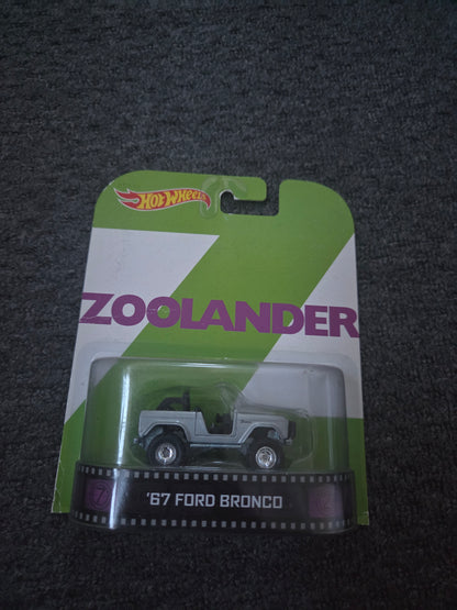 Hot wheels retro entertainment zoolander ford bronco