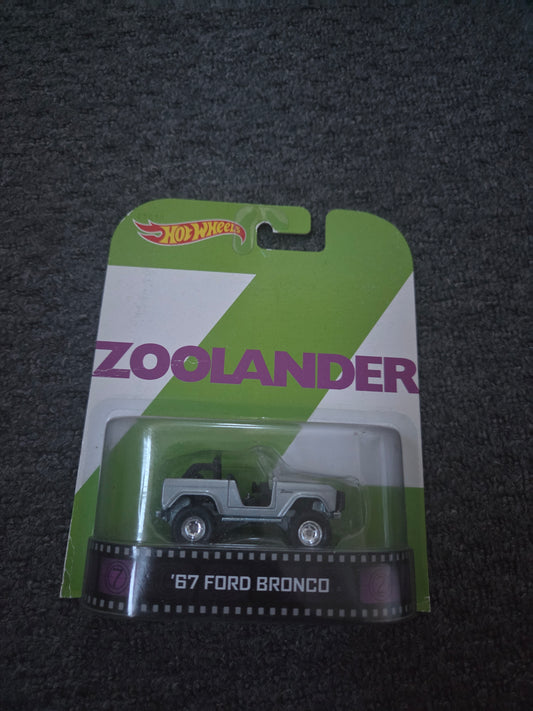 Hot wheels retro entertainment zoolander ford bronco