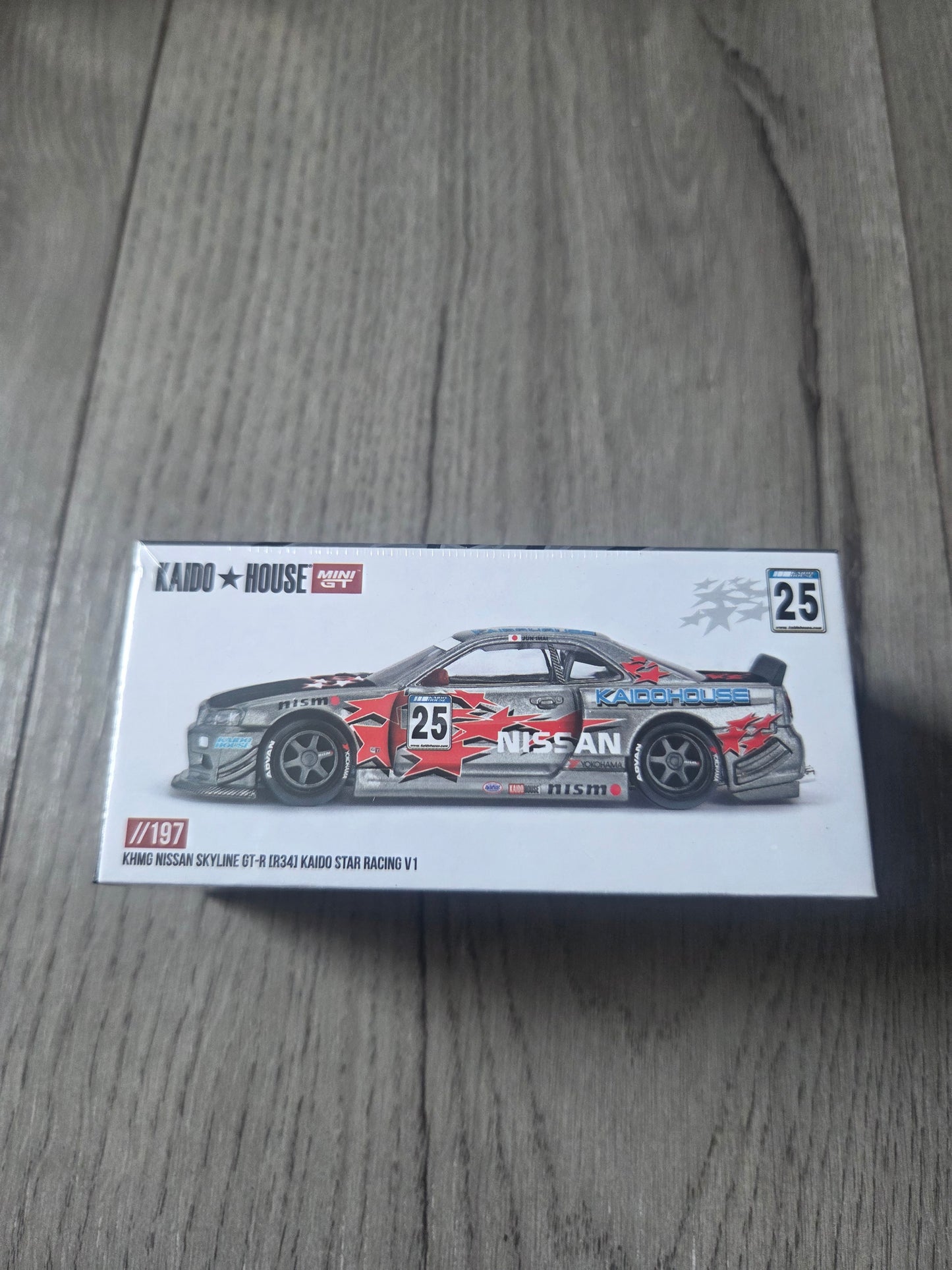 Kaido house Mini Gt Nissan Skyline Gtr R34 Kaido Star Racing V1 #197