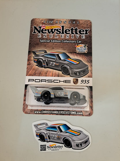 Hot Wheels Newsletter Exclusive  Porsche 935