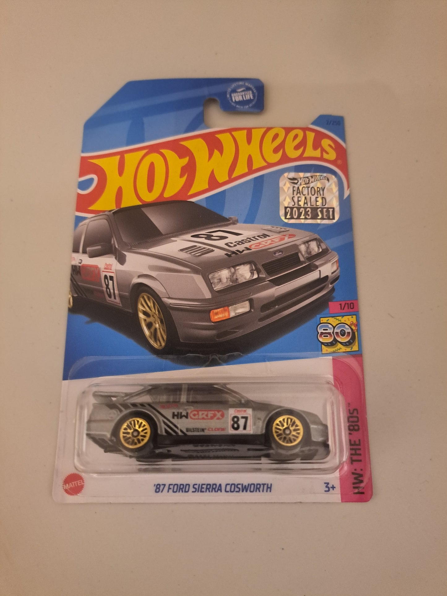 Hot Wheels 87 Ford Sierra Cosworth *Factory Sealed *