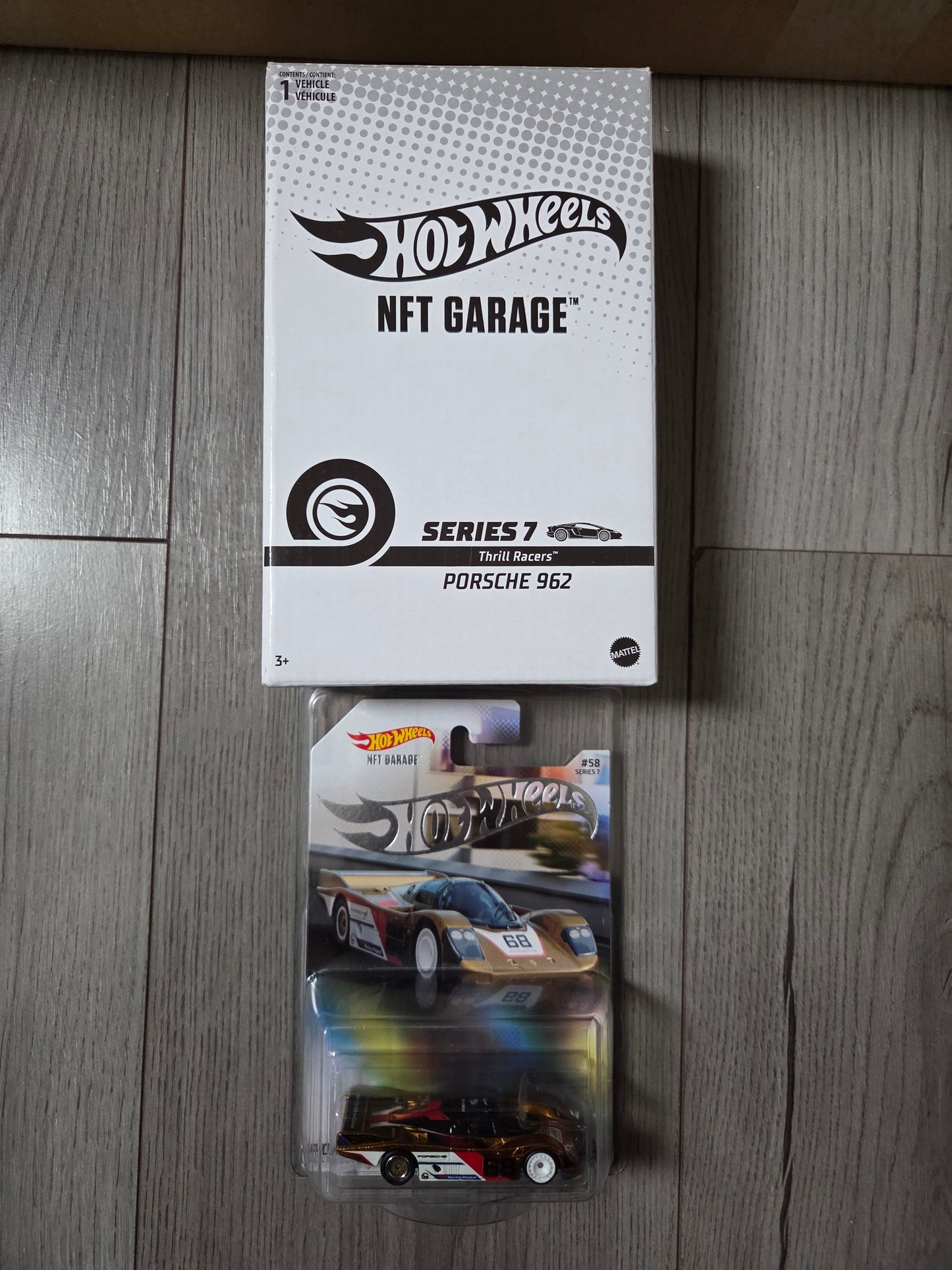 Hot Wheels NFTG Garage Series 7 - Porsche 962 Orange