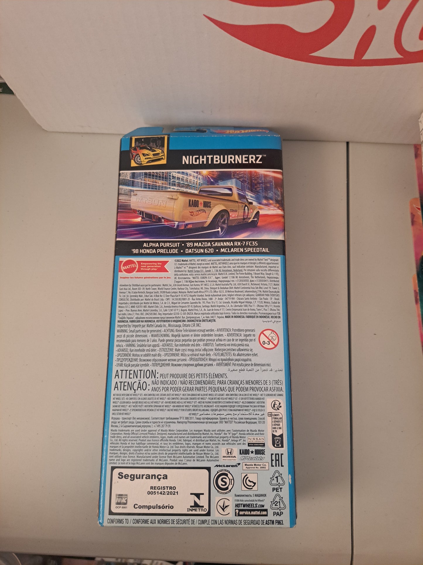 Hot Wheels Nightburnerz 5 Pack